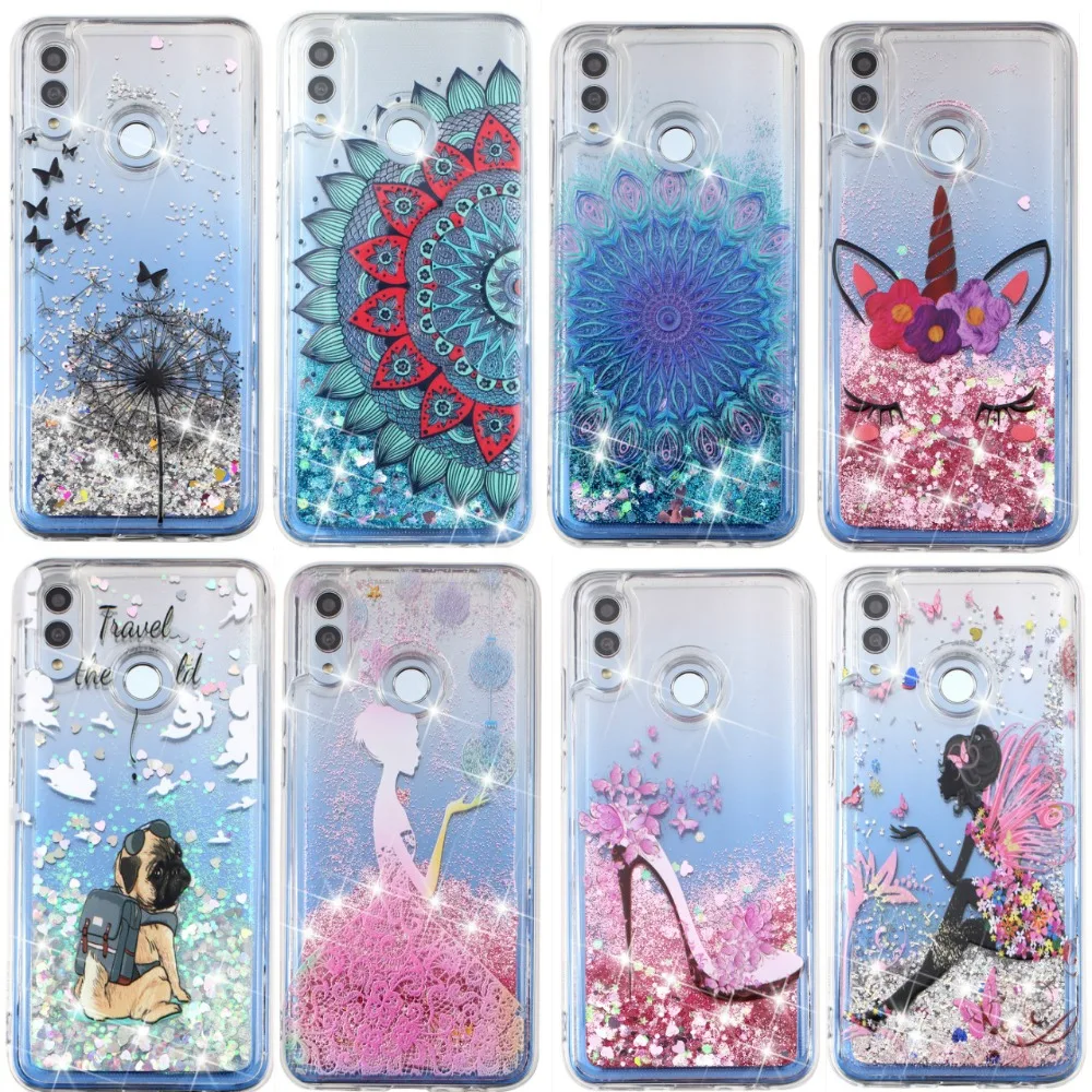 Luxury Dynamic Liquid Bling Quicksand Unicorn Phone Case for Samsung S9 Plus S10e S10 J4 J6 2018 Soft TPU Silicone Cover |