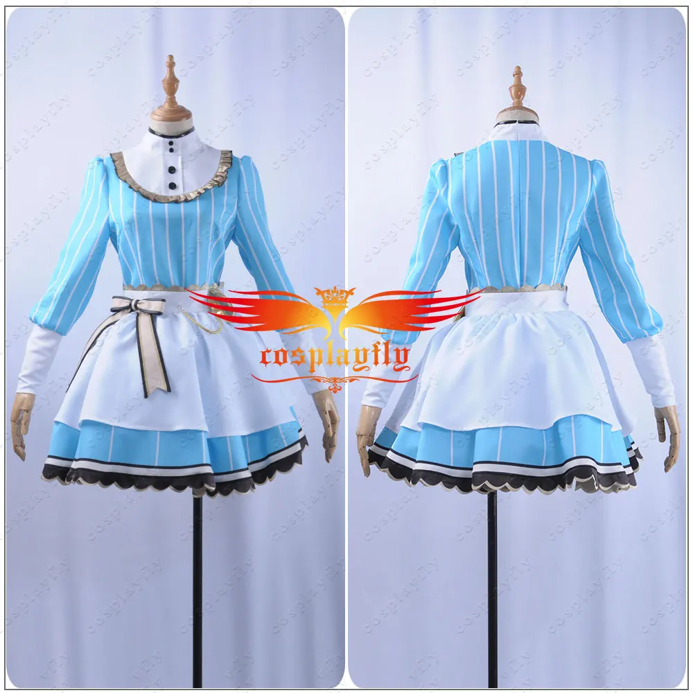 Аниме Love live вечерние чайные костюмы для косплея Ayase Eli костюм горничной синяя юбка