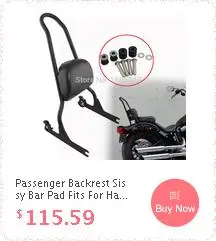Пассажирская спинка Sissy коврик для барной стойки подходит для Harley Softail 2006- Fatboy 2007