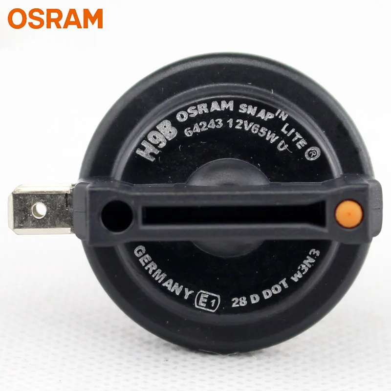 OSRAM H9B 12 в 65 Вт 64243 PGJY19-5 3200K Стандартная автомобильная лампа для замены фар OEM качественная лампа Германия(одинарная