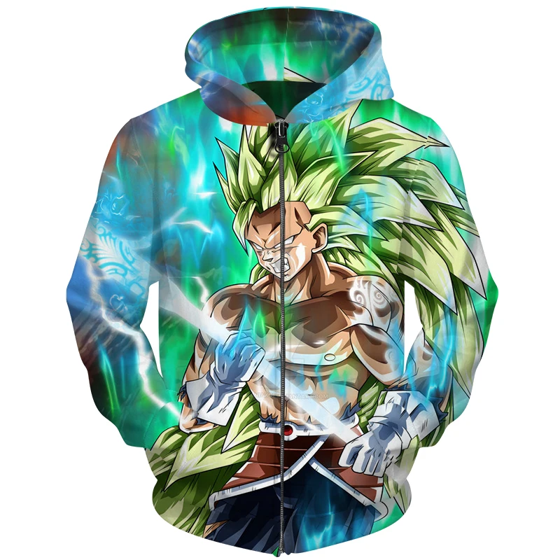 Cloudstyle Dragon Ball Super DBZ Movie толстовки на молнии для мужчин и женщин 3D Толстовка Ainme Goku пуловеры с принтом Мужская толстовка на молнии
