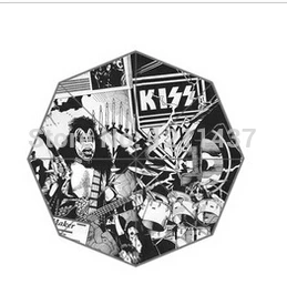 Пользовательские горячая распродажа дождь зонтик поцелуй группа 43.5 дюймов 3 раза