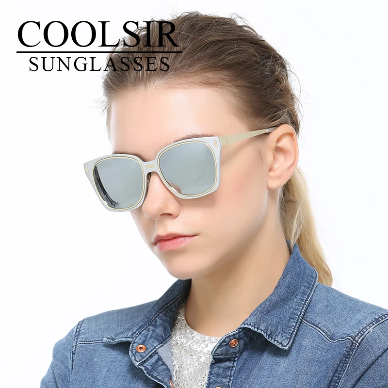 Coolsir 2017 унисекс Ретро Поляризованные Солнцезащитные очки Брендовая Дизайнерская