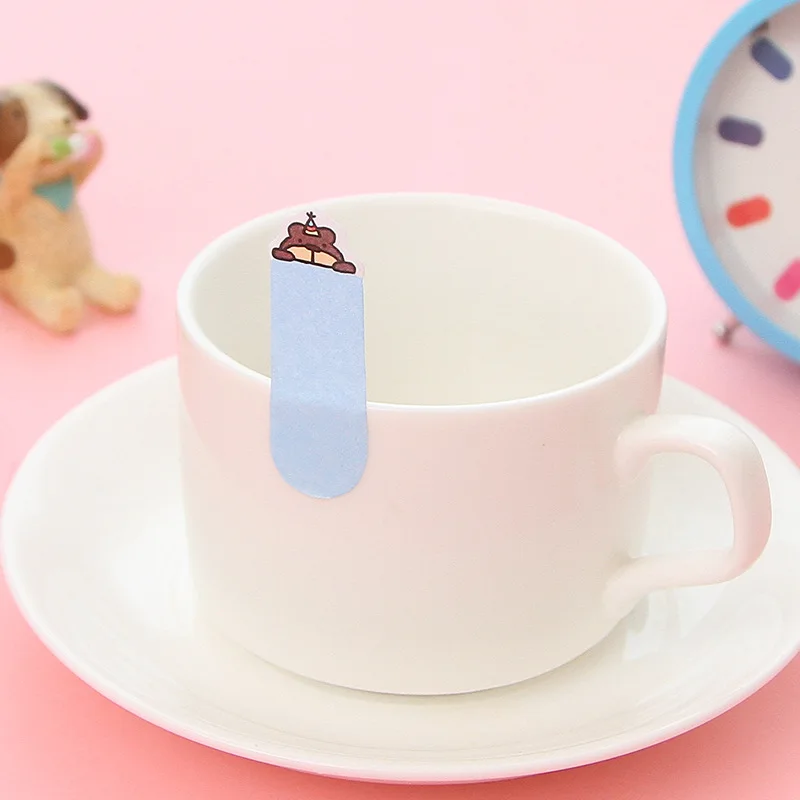 Kawaii блокнот для записей креативные милые животные клейкие заметки индекс