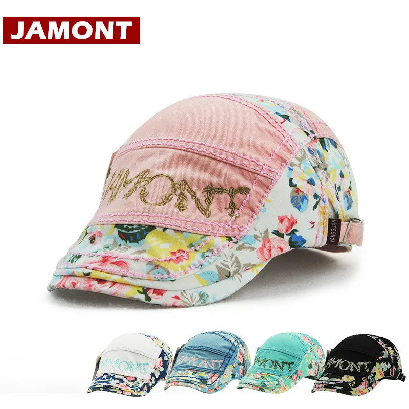 [JAMONT] новый принт женские головные уборы кепки для Модный берет шапка женская