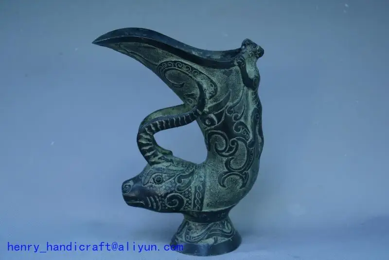 

Collection Chinese HanDyansty(25---186)old bonze vase,cow, free shipping