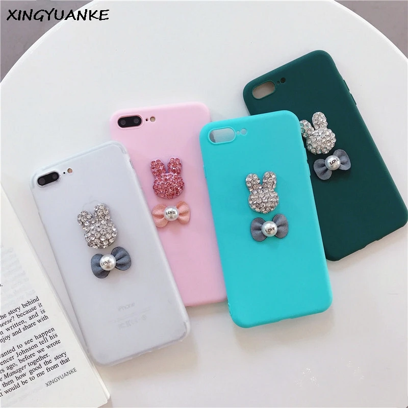 XINGYUANKE 3D Роскошный Блеск Алмазный чехол для Nokia 2 3 5 6 2018 милый мультфильм Coque 7 8 9