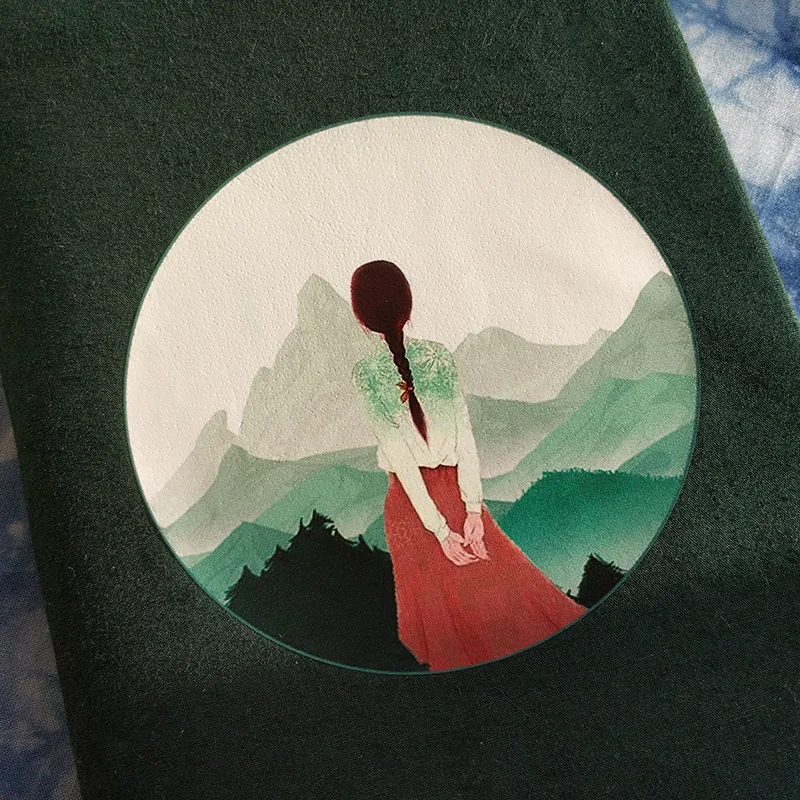 A5 красивая девушка которая надевается на будущее Тканевая обложка ноутбук милый