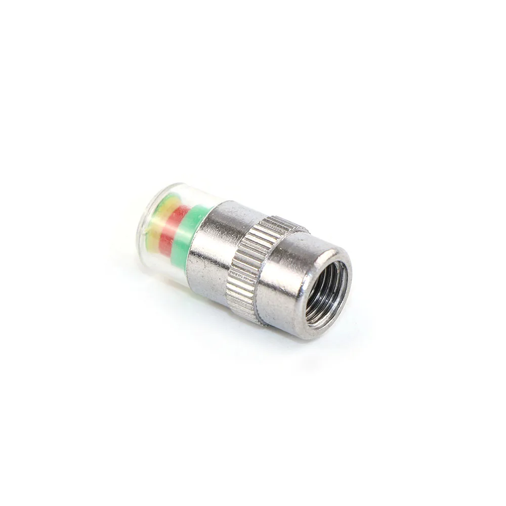 

4PCS Car Tire Pressure Indicator Caps Tire Air Alert Cap 12V 24V Cars Trucks Suits Auto Tire Pressure Monitor Sensors TPMS