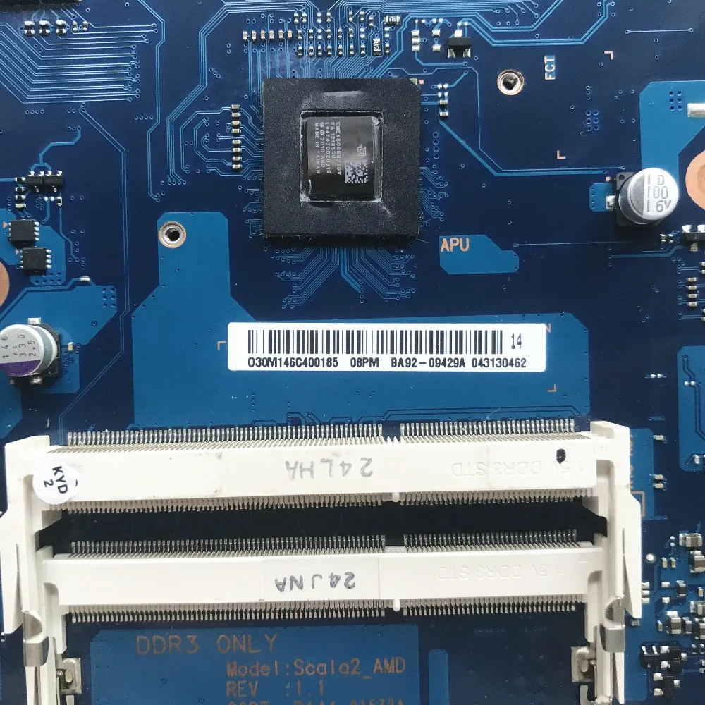 Для samsung RV515 Материнская плата ноутбука BA92-09429A BA92-09429B BA92-07849A BA92-07849B BA41-01534A E350/E450 Процессор HD6470M 1G