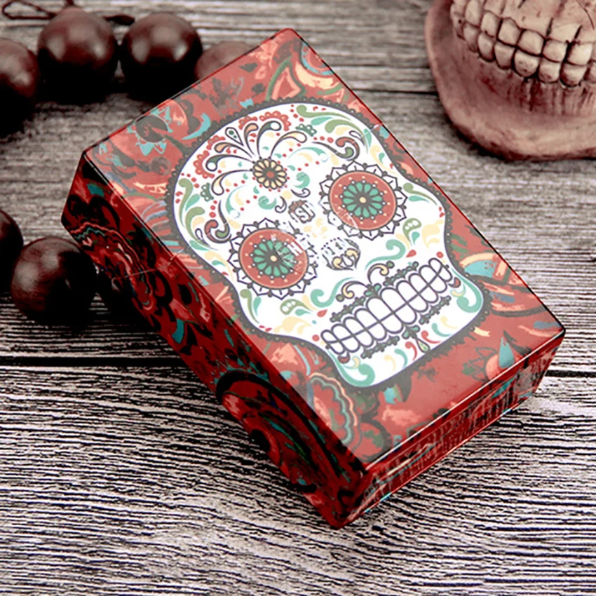 20 палочек держатель для сигарет коробка курения с принтом черепа чехол хранения