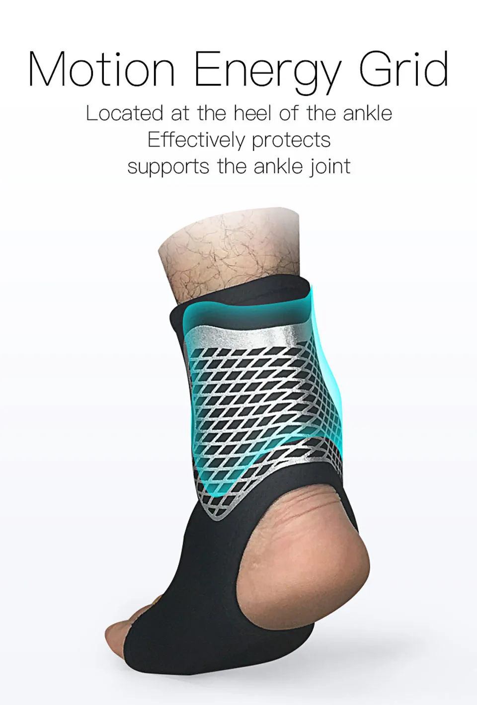 GOBYGO 1PCS Sports Ankle Support Elastic Ankle Brace Guard Foot Protector Basketball Football Taekwondo Ankle Protection