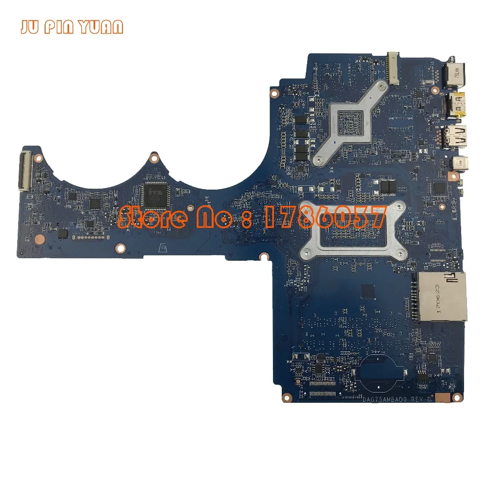 Ju pin yuan 926305-601 926305-001 G75A DAG75AMBAD0 для hp Pavilion 15-CB материнская плата для ноутбука GTX1050 4 Гб i7-7700 полностью протестирована