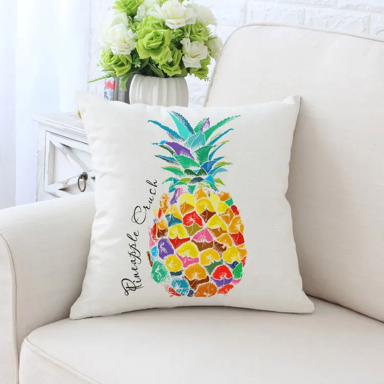 15 Styles Custom Wholesale Pillow Cases Home Nordic Simple Pineapple Printing Logo Brand Advertising Gifts Cover | Дом и сад