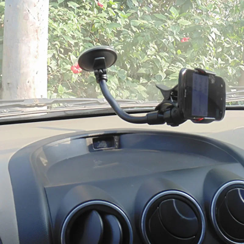 Biety Car Mini Mobile Phone Holder 360 Degrees Rotary Navigation Clip ABS Black Accessories | Автомобили и мотоциклы