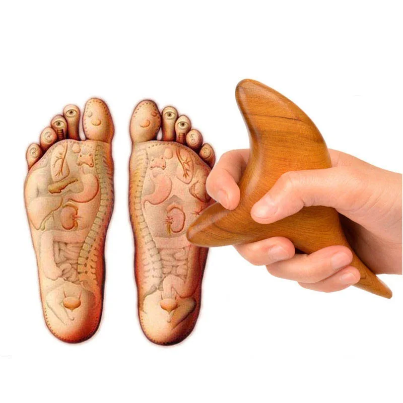 CkeyiN 1 шт./2 шт./3 шт. деревянная Массажная палочка Gua Sha для доски акупунктурный