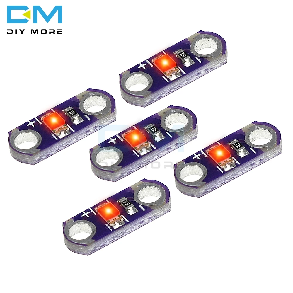 20 шт./партия светодиодные светильник ли LilyPad для Arduino 3 5 В|Интегральные схемы| |