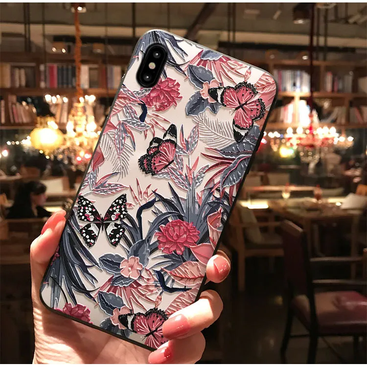 3D рельефный чехол для Samsung Галактики S10 плюс J4 J6 A30 A50 A7 A9 A3 A5 J7 J3 Note 4, 8, 9, S7 край S8 S9 плюс M10 M20 крышка - Цвет: ly4hd