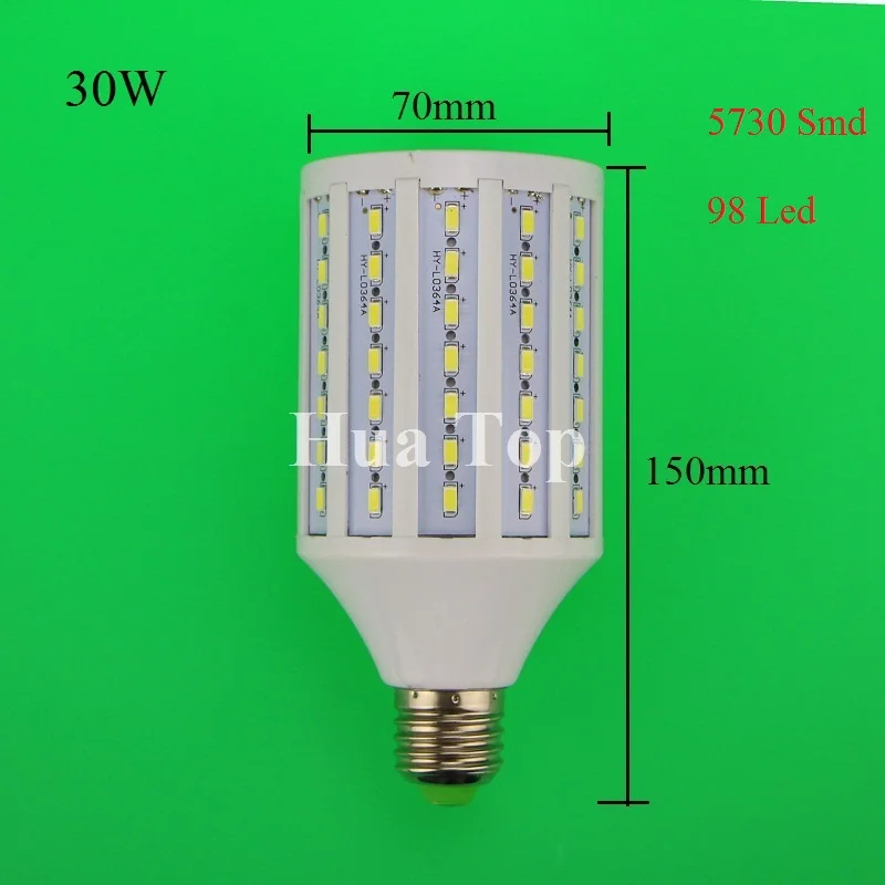 10 шт. светодиодные лампы E27 E14 B22 AC 110 В/220 В 12 Вт 15 30 Epistar smd 2835 5730 | Лампы и освещение