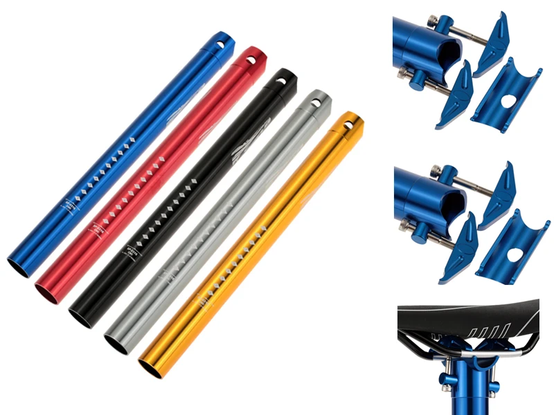 Высокое качество Алюминий 350 мм подседельный Горный велосипед Велосипедный