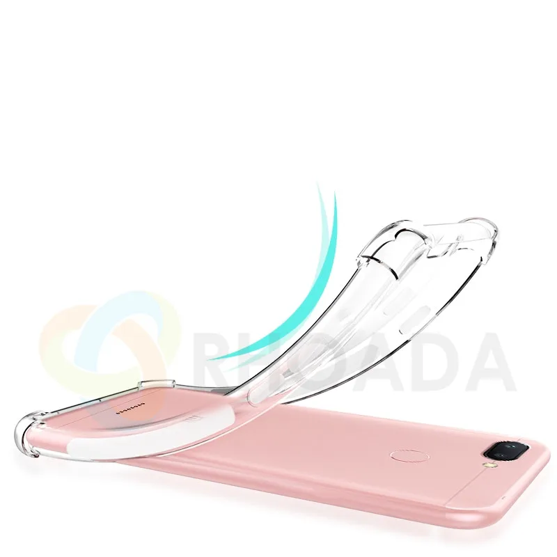 Мягкая кожа Гибкая бампер ясности TPU чехол для Xiaomi Redmi Note 5A прозрачные мягкие Coque