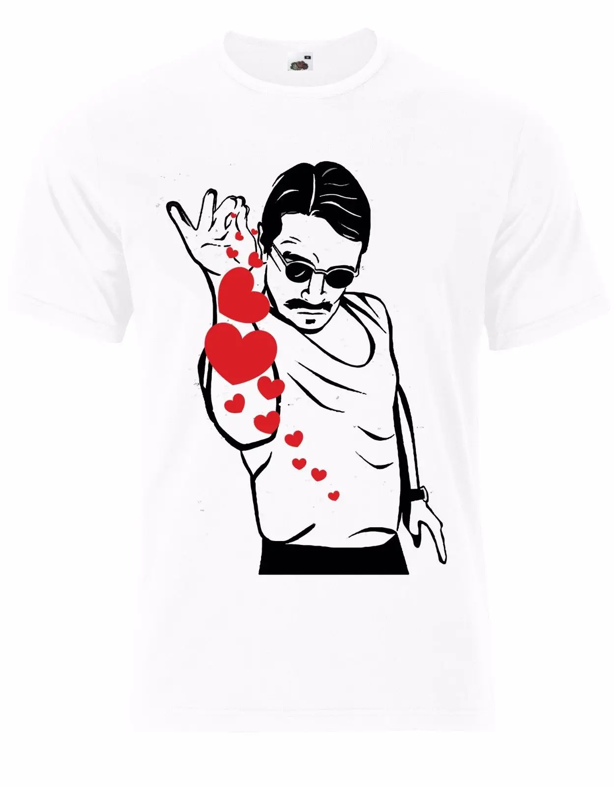Мужская футболка с короткими рукавами и круглым вырезом Hearts Turkish Saltbae Nusret Steak Chop