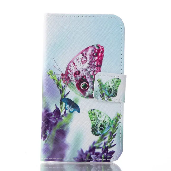 Lavender Butterfly DEEVOLPO красивый кошелек с рисунком из искусственной кожи флип-чехол для samsung Galaxy J3 J3109/j3() J320 J320F J310 SM-j320f Магнитный D03Z - Цвет: Lavender Butterfly