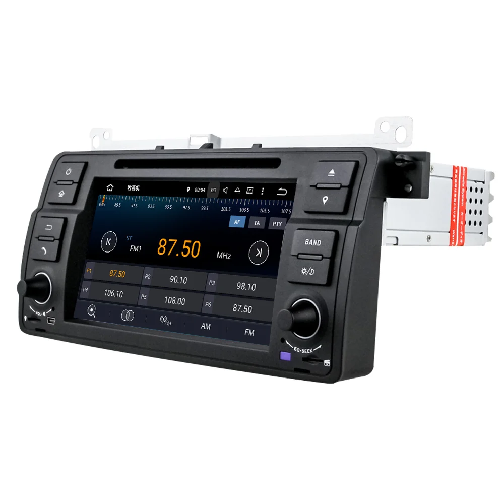 Eunavi четырехъядерный 1 Din Android 9 0 автомобильный DVD плеер для BMW E46 M3 с GPS навигацией