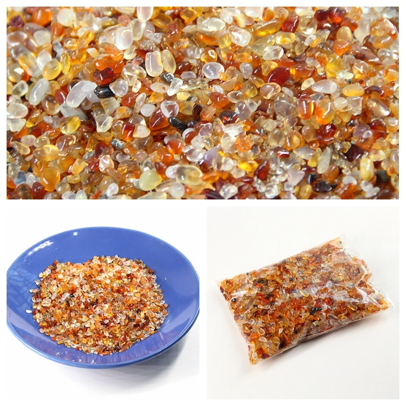 Натуральный красный агат розовые кварцевые кристаллы бусины 200 г/лот опущенный