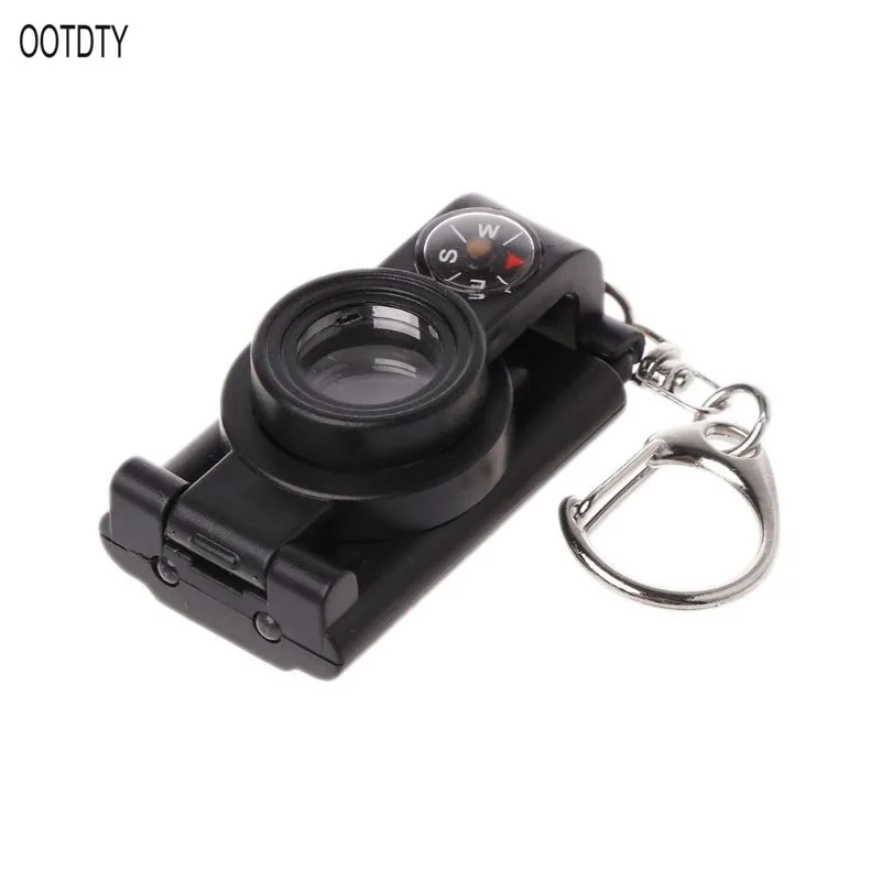 OOTDTY компас с огнями и лупами EDC детская игрушка подарок на открытом
