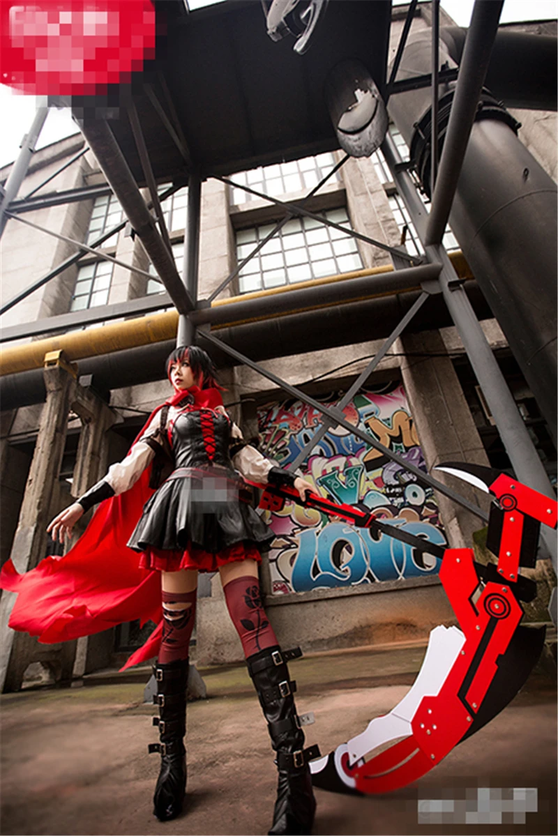 Аниме RWBY сезон 4 Рубиновая красная роза Косплей Костюм женское платье на Рождество индивидуальный заказ