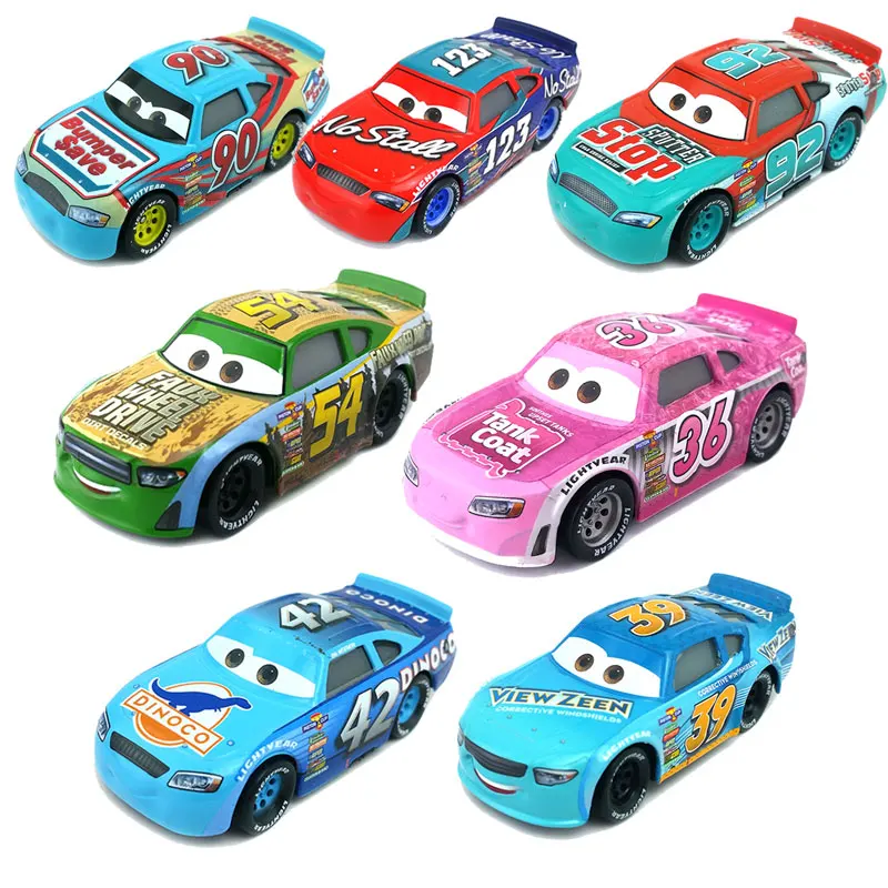 Disney &quotтачки 3 Lightning McQueen Dinoco #42 пальто NO.36 искусственная колеса #54 стоп распыления