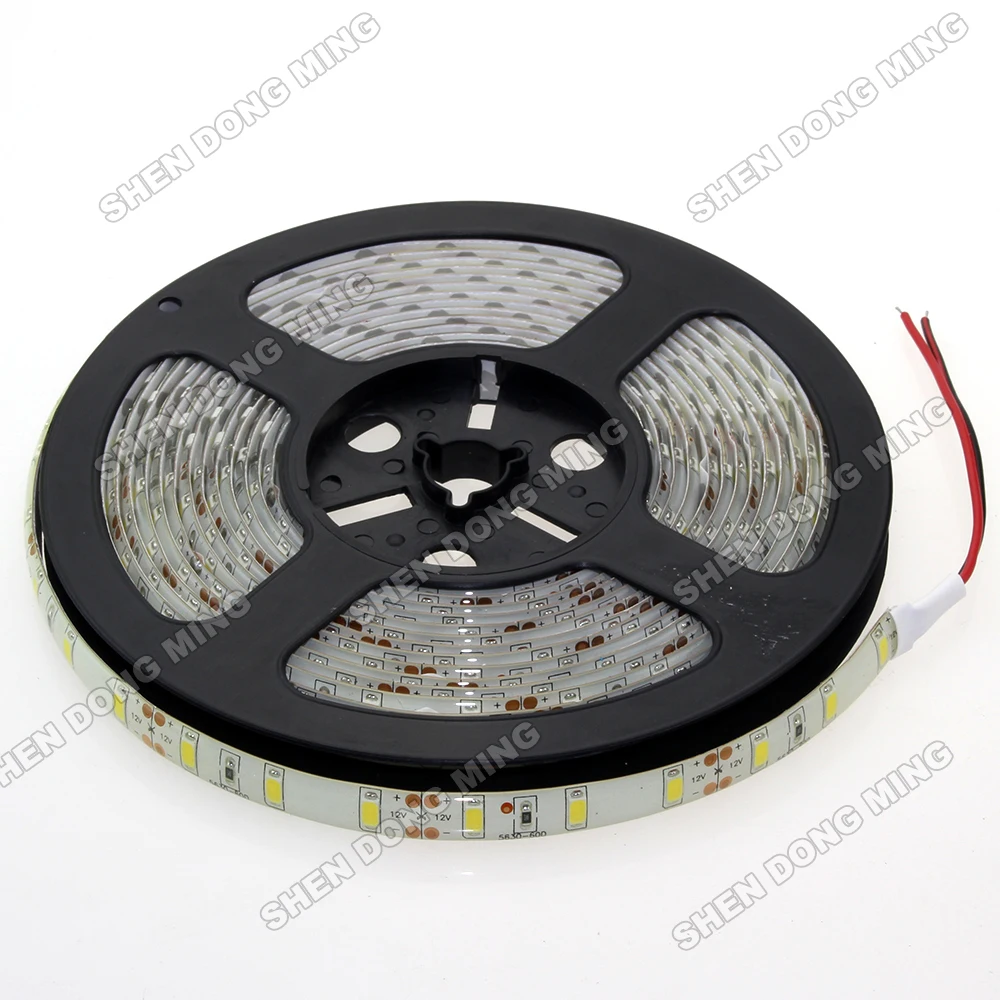 СВЕТОДИОДНАЯ Лента SMD 5630 IP65 Водонепроницаемый привело нтип света DC12V 5 м 300