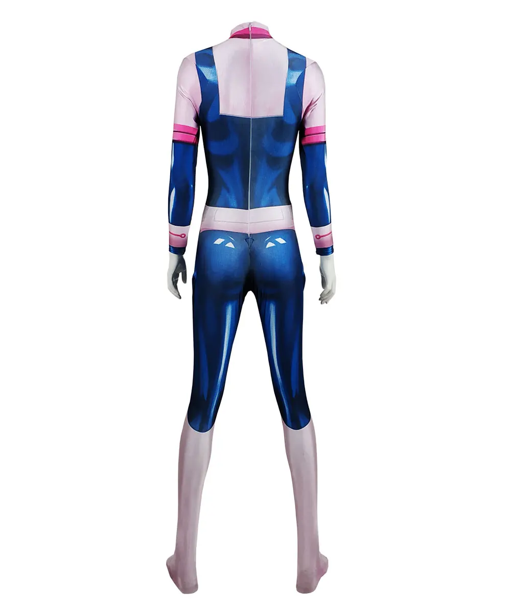 

My Hero Academia Ochaco Uraraka Cosplay costume Superhero Bodysuit Lycra Spandex Zentai Halloween Party suit free delivery