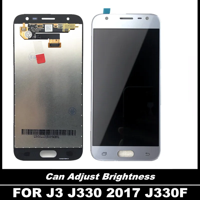 Сенсор тестирование ЖК дисплей Замена для Samsung Galaxy J3 2017 J330 J330F сенсорный экран