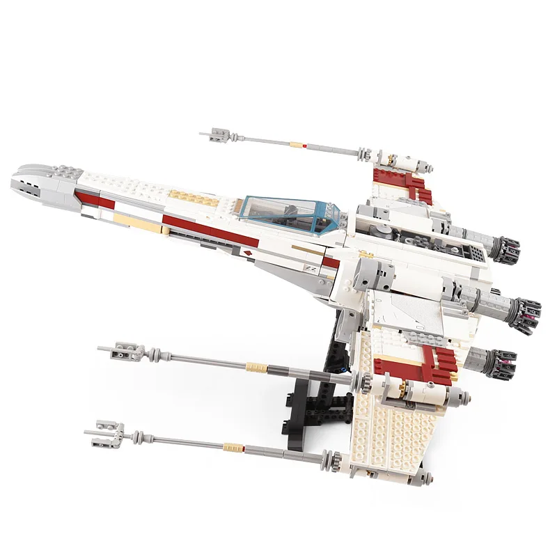 05039 Звездный План серии UCS Rebel Red Five X wing модель космического истребителя самолет с 10240 Строительные кирпичи игрушки Совместимые лего подарки