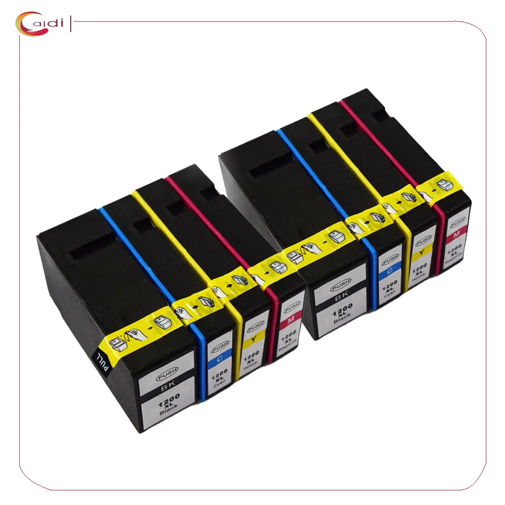 8 шт. совместимый для Canon PGI 1200 чернильные картриджи Pixma MB2020 MB2320 чернила принтера