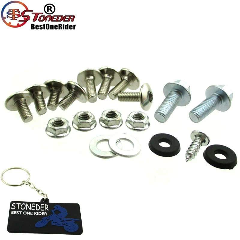 Набор винтов-обтекателей STONEDER пластиковые панельные болты для китайского