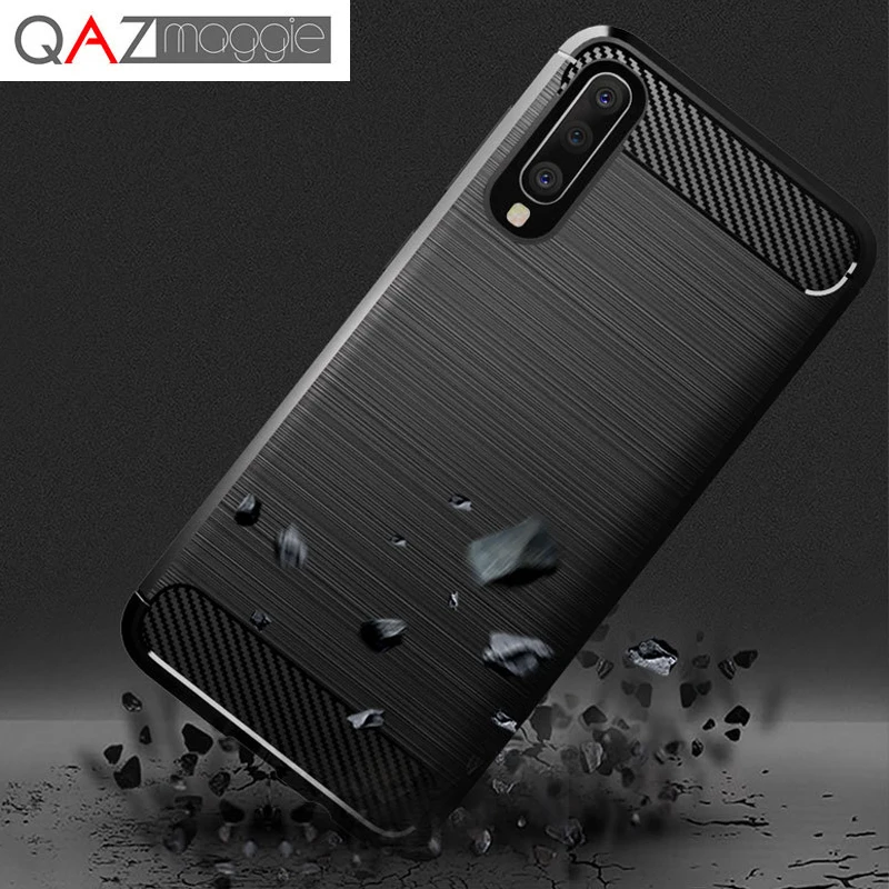 Case for Samsung Galaxy A10 A20 A30 A40 A50 A60 A70 Silicone Soft TPU Brushed Carbon Fiber Texture Cover sfor |
