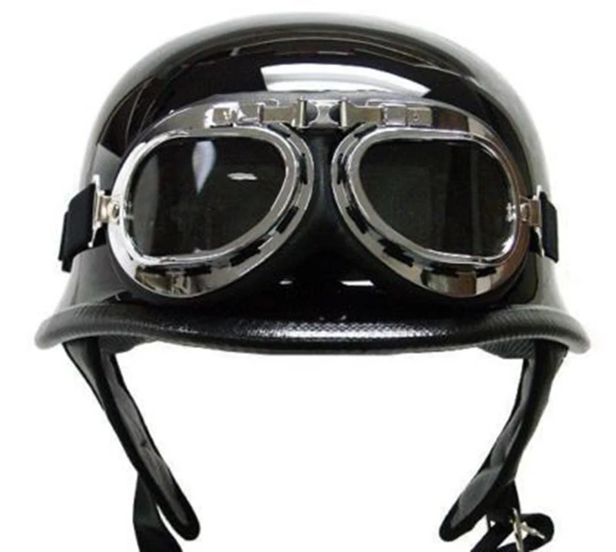 Шлем трикликс стимпанк хром мотоциклетные летные защитные очки винтажные пилот