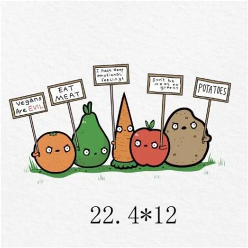 Toppe Цветочные Патчи для одежды 224 мм фрукты ПВХ патч железо на переноске футболка