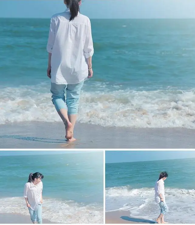 Блузка Dioufond Женская с длинным рукавом хлопковая рубашка для работы и школы