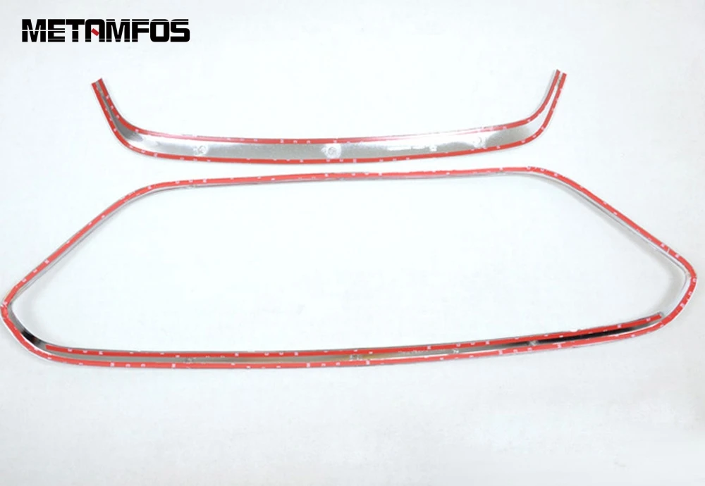 Аксессуары снаружи для Ford Focus 2009 2010 2011 седан ABS хромированный передний бампер решетка крышка литья отделкой нижней гриль пароварка