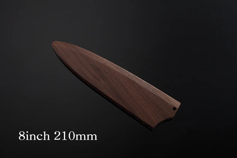 8inch Chef Knives Нож шеф-повара, японский нож, защитный набор ножей, деревянный держатель для лезвий, деревянные ножны, кухонный нож, оболочка - Цвет: 8inch Chef Knives