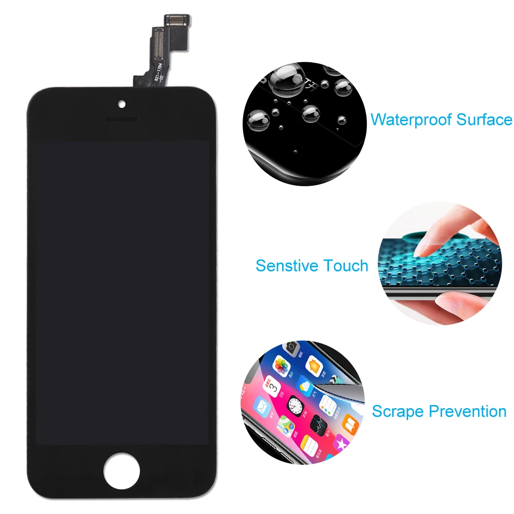 Оригинальное качество замена экрана для iPhone 5C lcd сенсорный экран дисплей