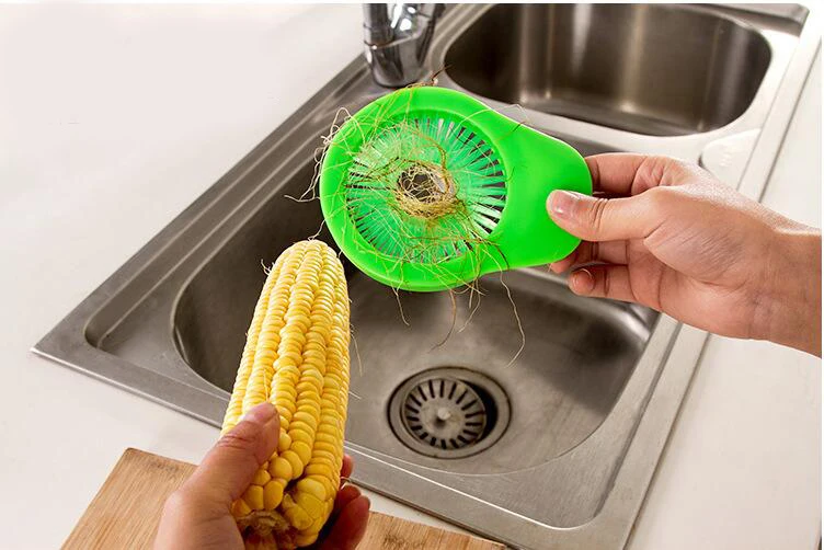 1 шт. многофункциональная портативная вращающаяся щетка для чистки фруктов и