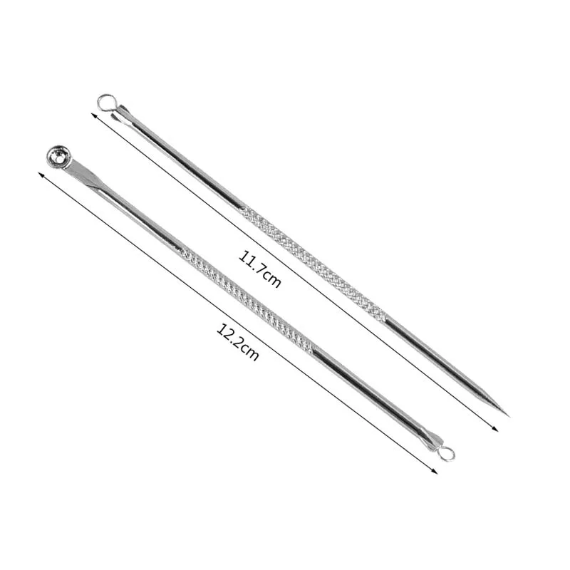 7 шт. набор инструментов для удаления черных точек|tweezers acne|needle acnefacial kit |
