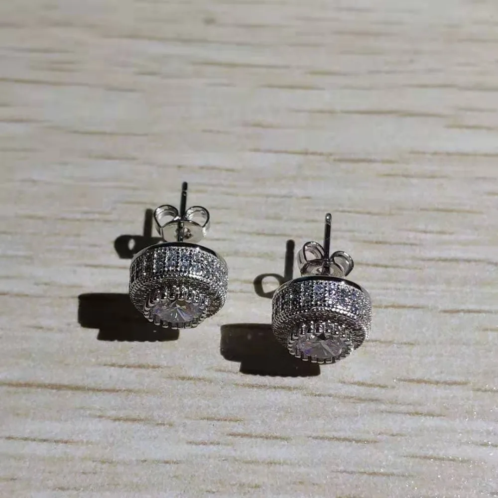 В стиле хип хоп установкой коготь кубический цирконий Bling лед из ювелирных
