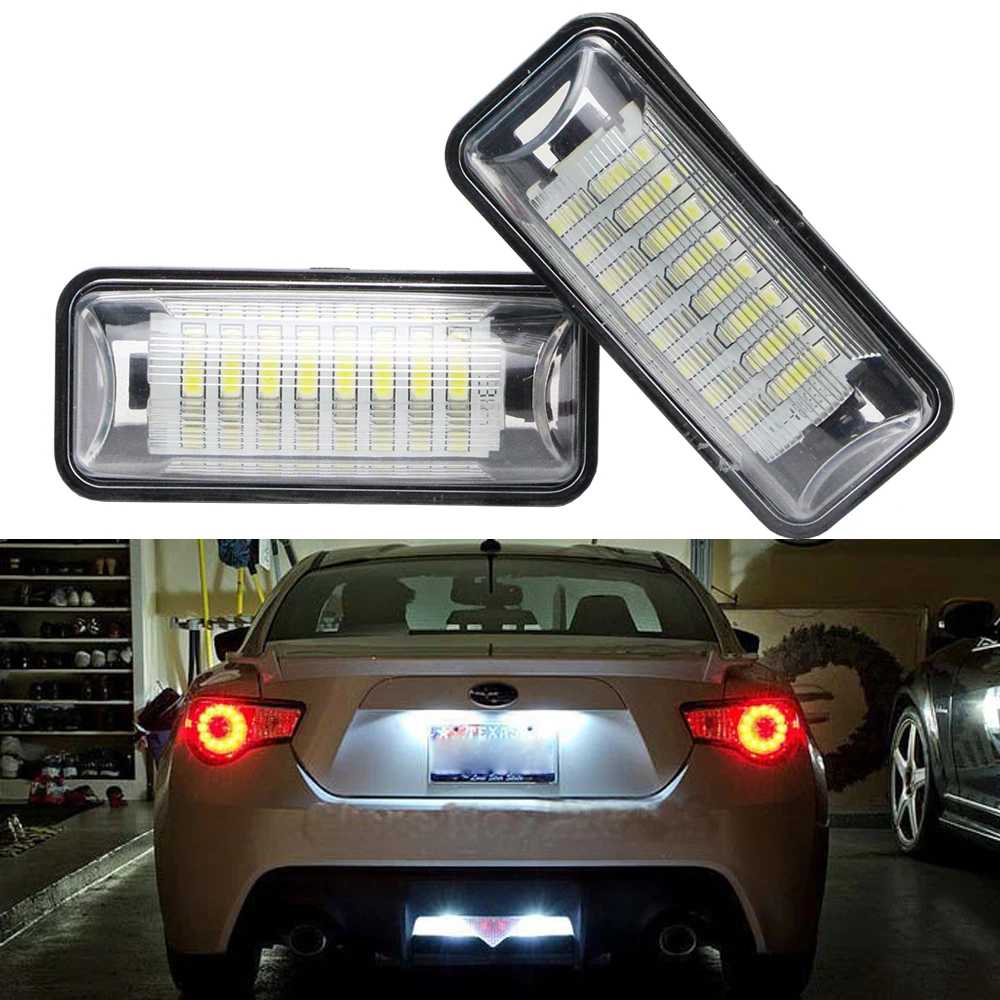 

LED License Plate Light Number Lamp for TOYOTA GT 86 Subaru Impreza WRX STI XV Crosstrek BRZ Legacy Ascent Outback Forester