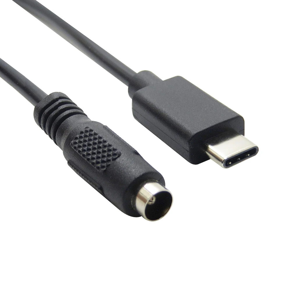 5 шт./лот 25 см USB 3 1 Type C штекер постоянный ток 5*2 мм Женский Удлинительный кабель для